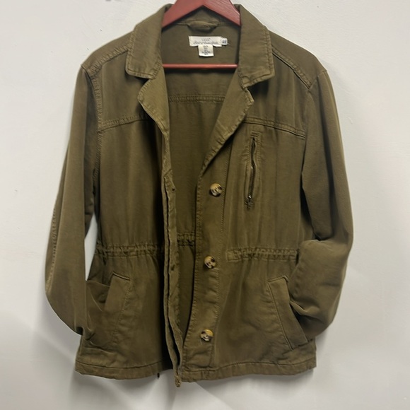 H&M Jackets & Blazers - H&M Army Green Utility Jacket L.O.G.G. Women’s EUR 38 US 8 /Med. 100% Cotton